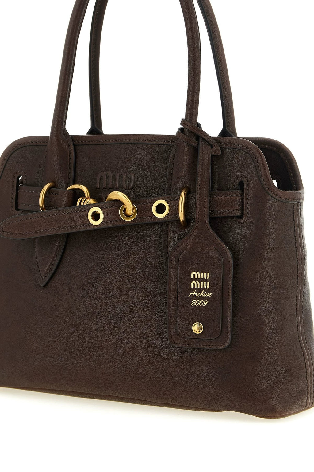 Miu Miu Women's Aventure Bag in Dark Brown