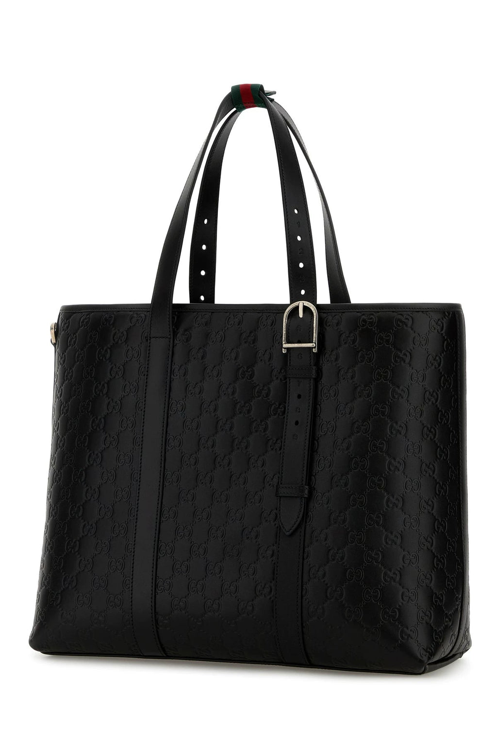 Gucci Men's Emblem Large Bag in Black