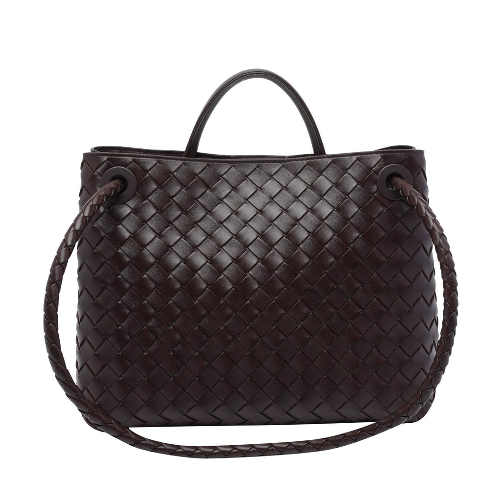 Bottega Veneta Women's Andiamo Medium Shoulder Bag in Burgundy