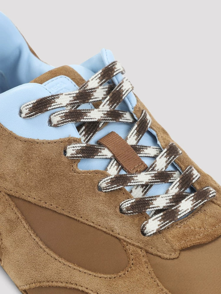 Bottega Veneta Men's Flash Orbit Sneakers in Brown