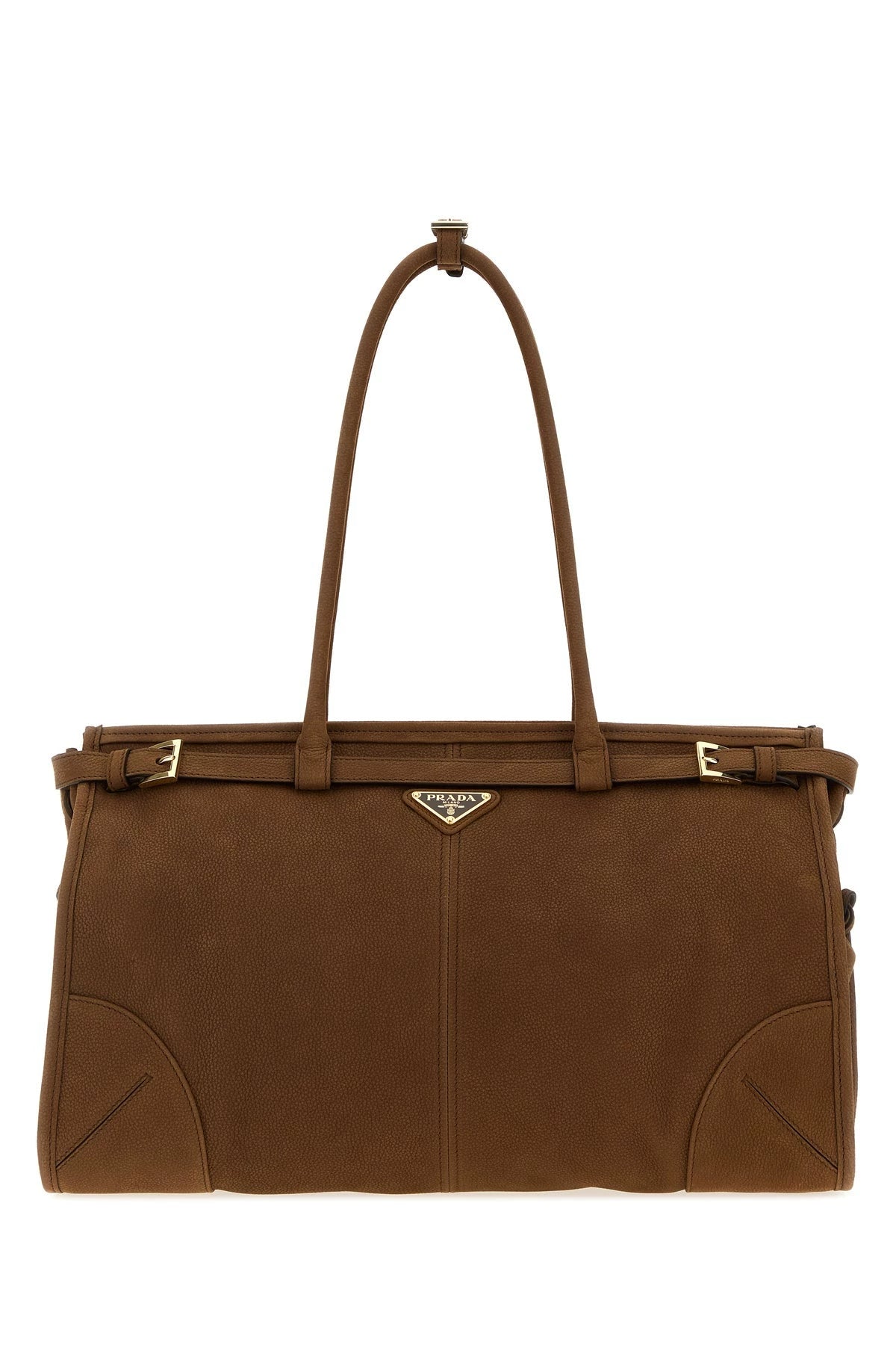 Prada Women's Bonnie Large Bag in Brown