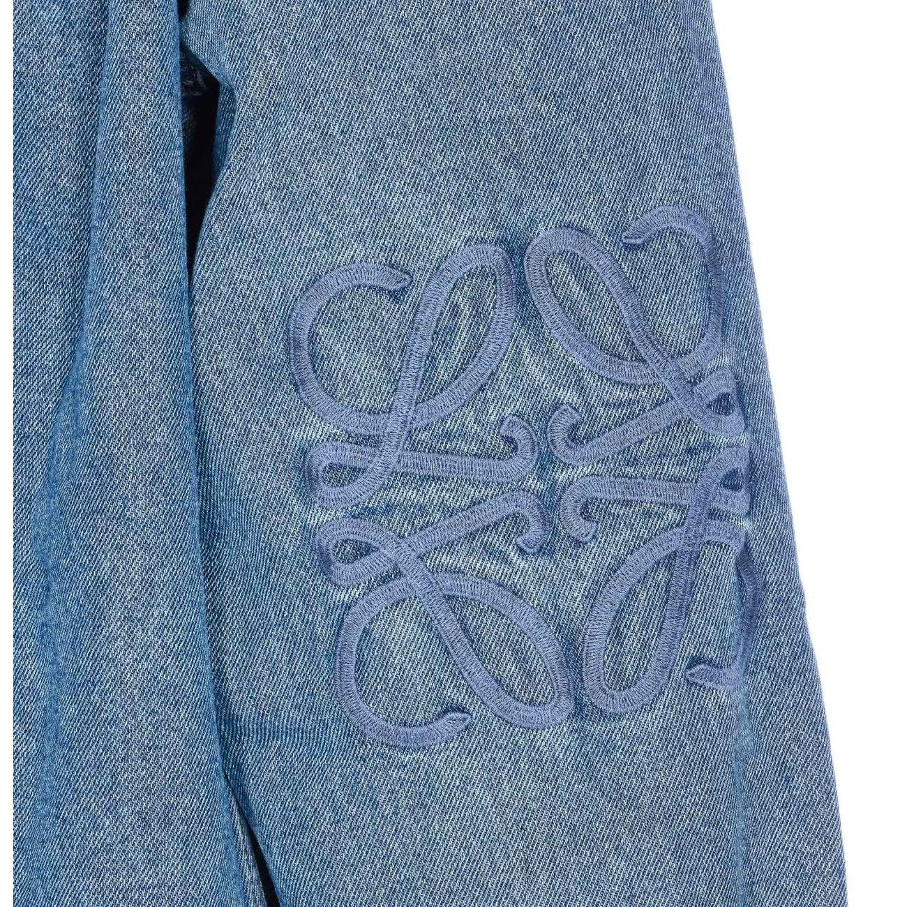 Loewe Men's Anagram Shirt in Blue