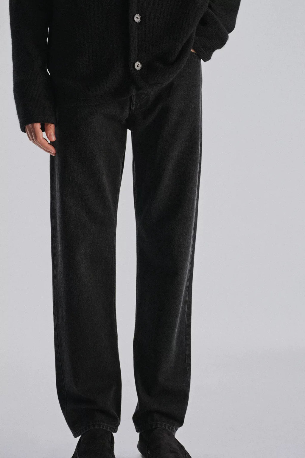 The Row Men's Moe Jeans in Black