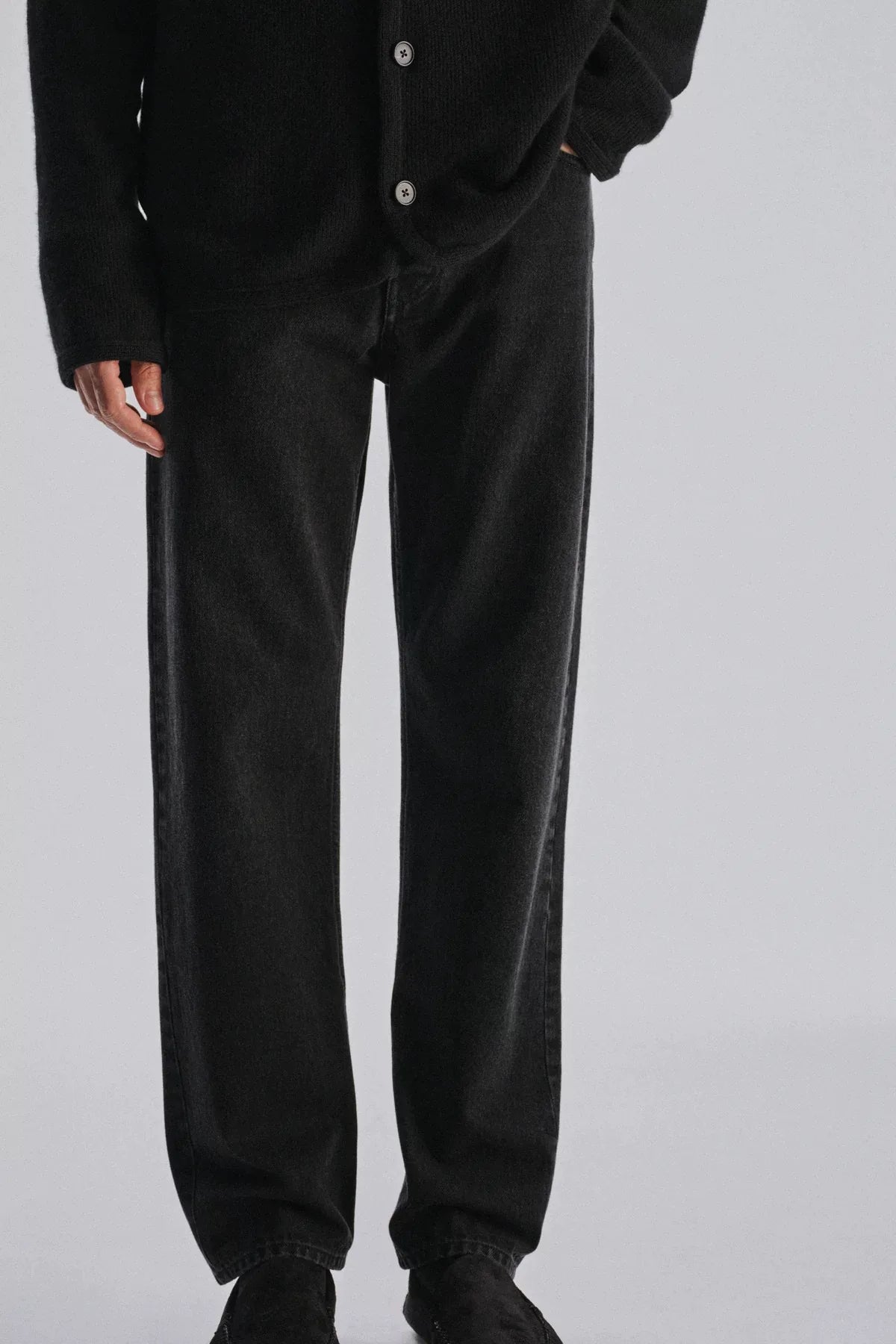 The Row Men's Moe Jeans in Black