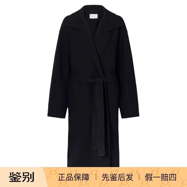 The Row Women's Ciara Coat in Black