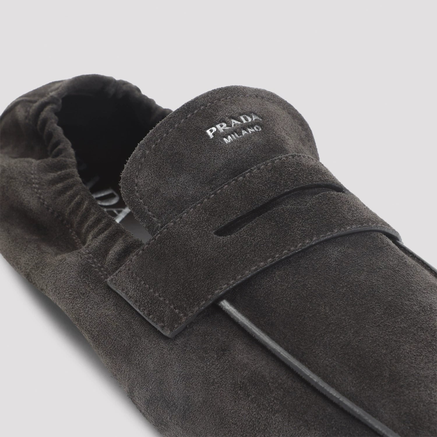 Prada Men's Loafers in Dark Brown