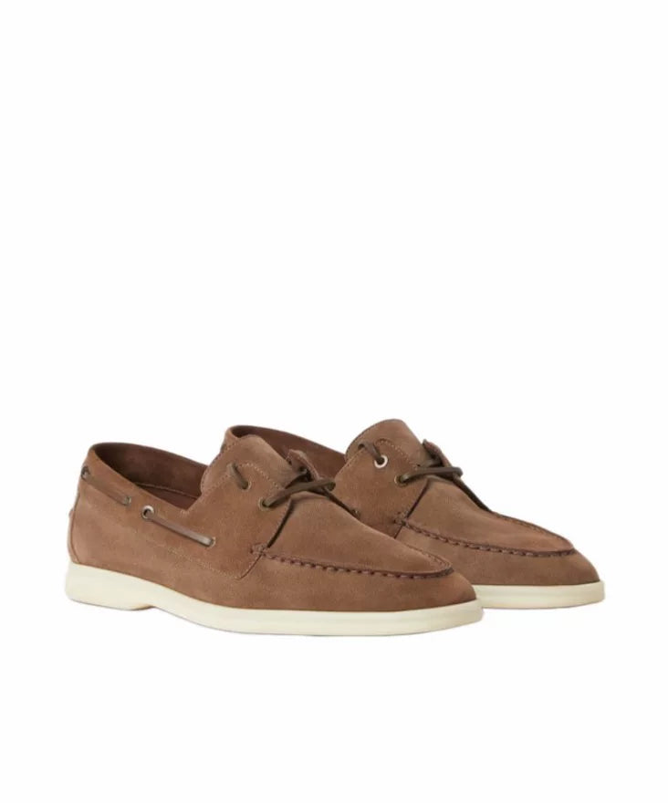 Loro Piana Men's Sea Sail Loafers in Brown