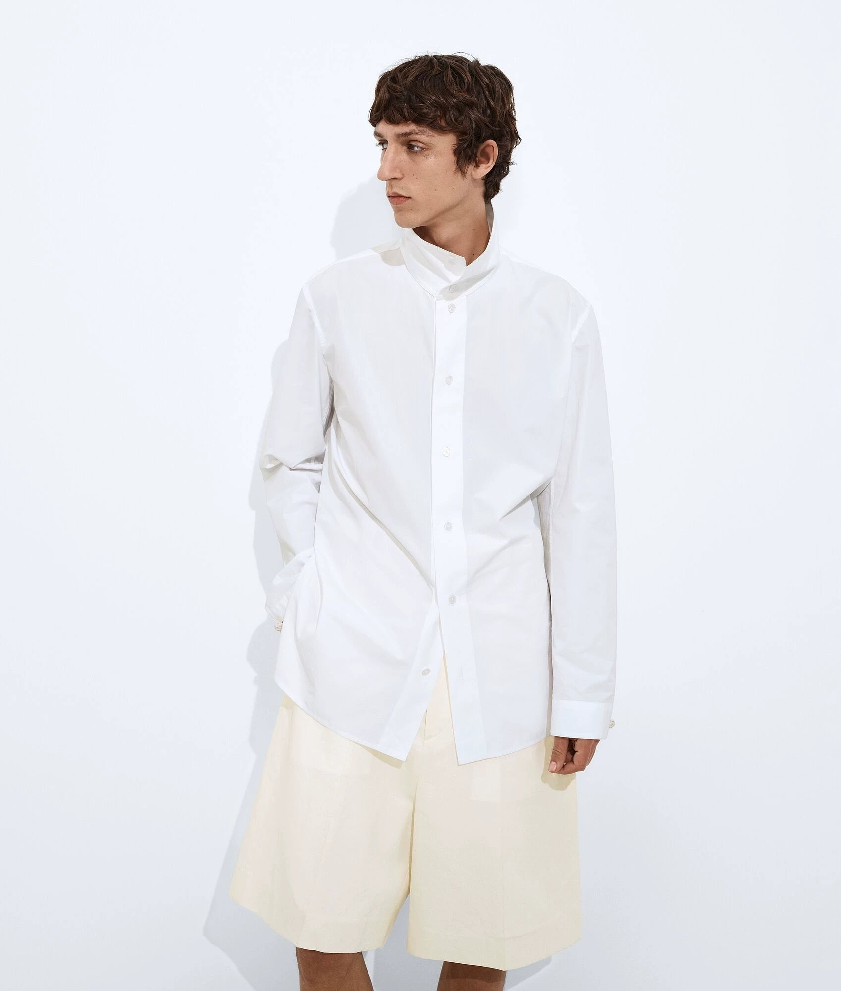 Bottega Veneta Men's Shirt in White