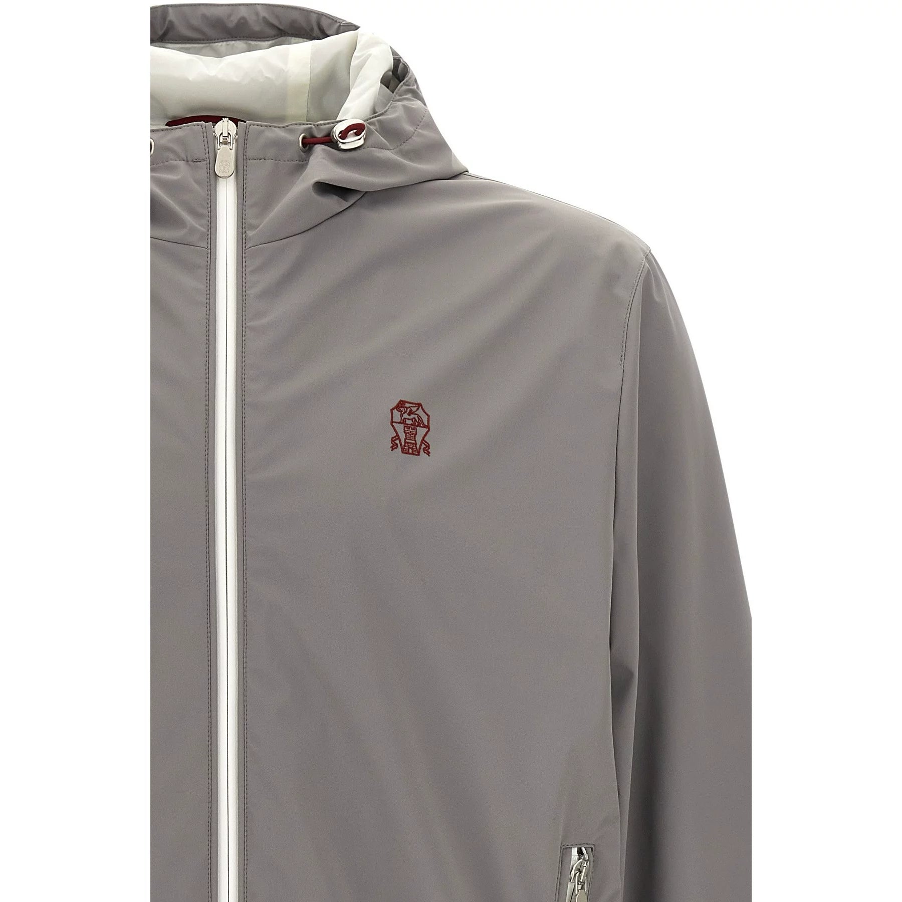 Brunello Cucinelli Men's Jacket in Grey