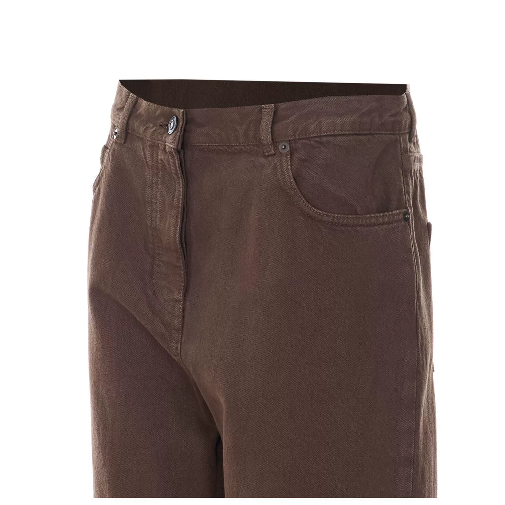 The Row Women's Finbar Jeans in Brown