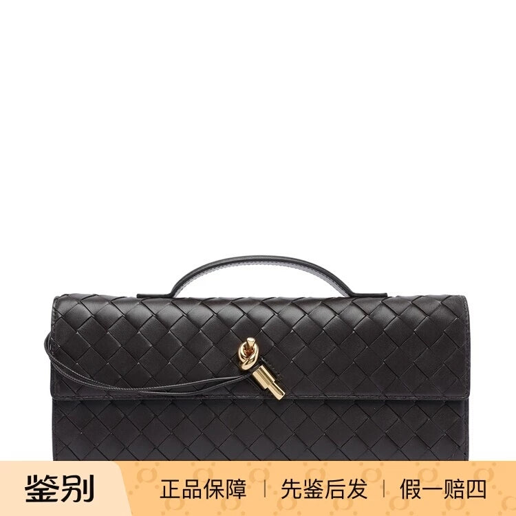 Bottega Veneta Women's Andiamo Clutch Clutch in Brown