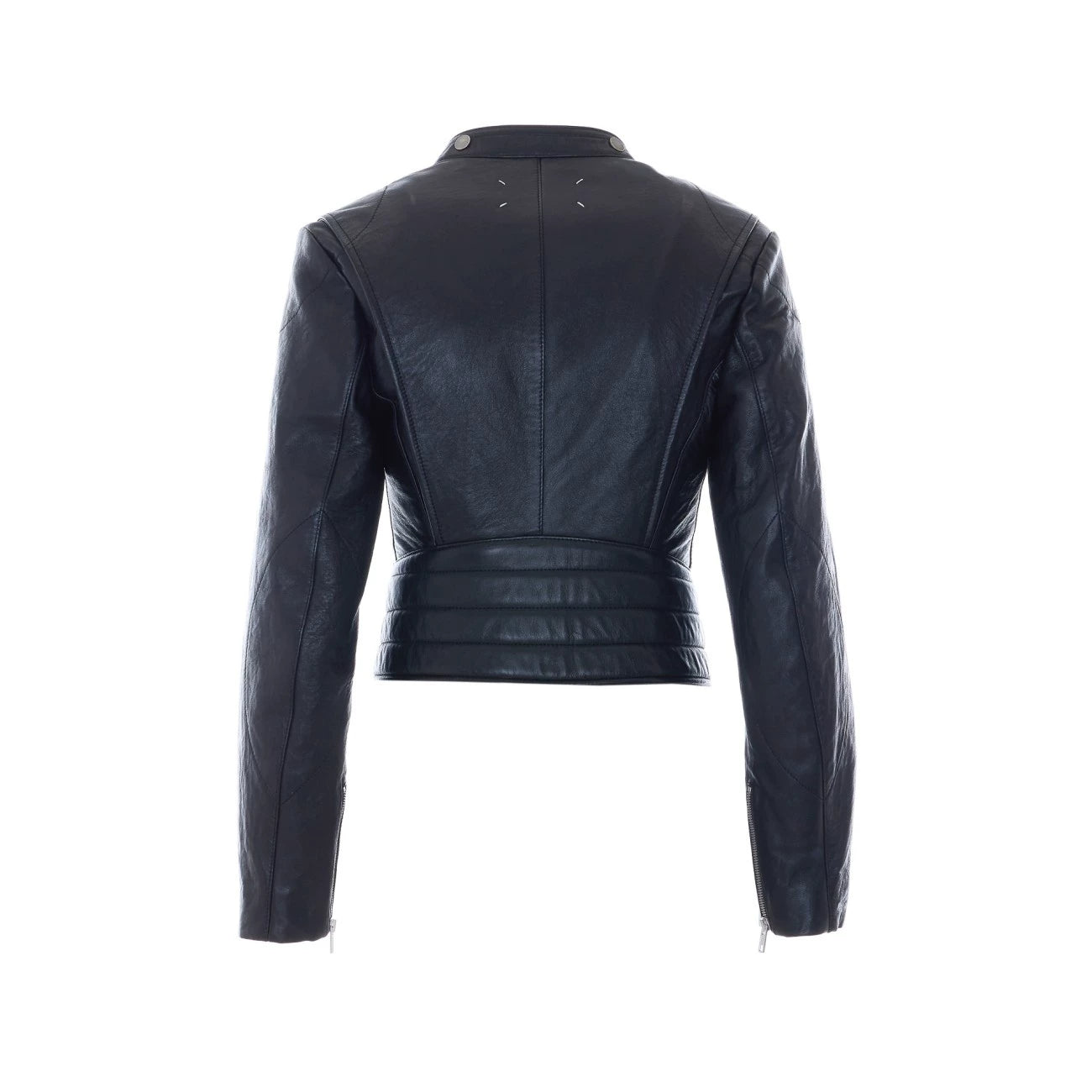 Maison Margiela Women's Leather Jacket in Black