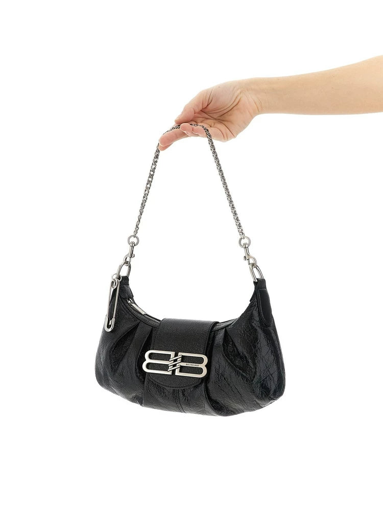 Balenciaga Women's Pamela Small Shoulder Bag in Black