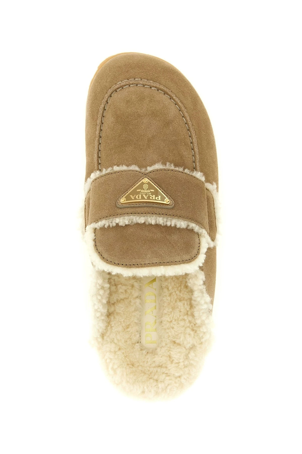 Prada Women's Slippers in Beige