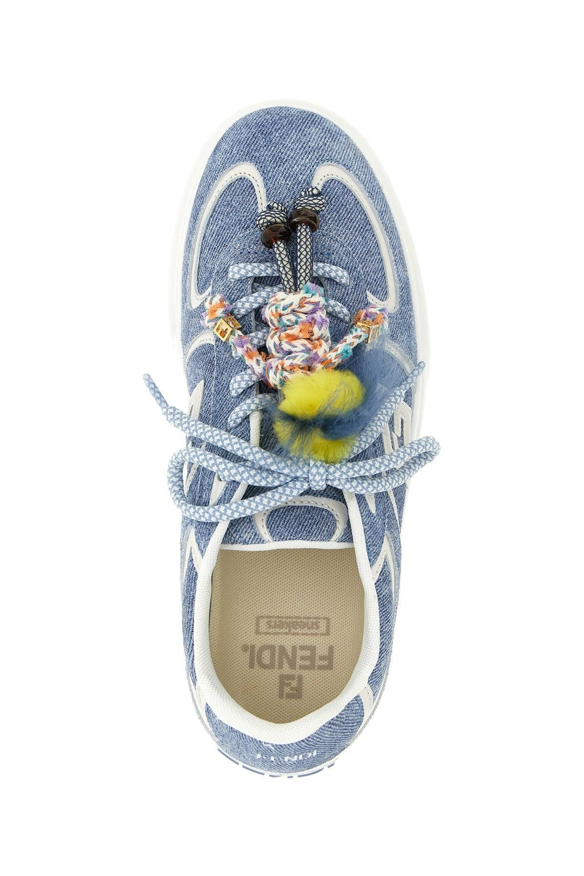 Fendi Women's Match Sneakers in Blue