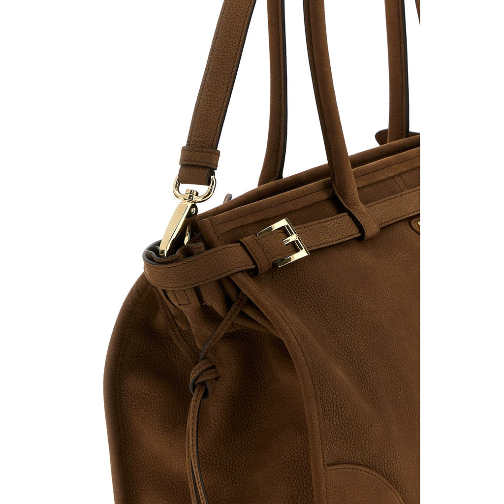 Prada Women's Bonnie Large Bag in Brown