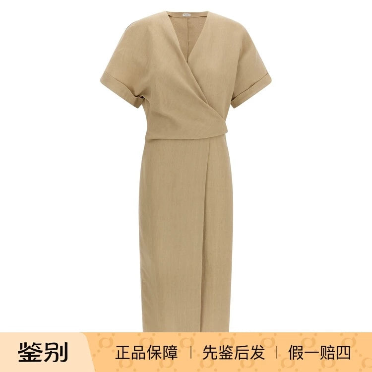 Brunello Cucinelli Dress in Beige
