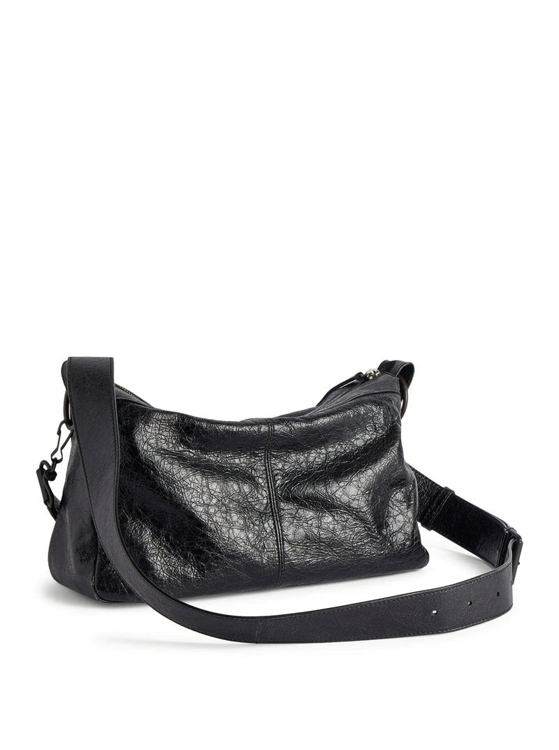 Balenciaga Men's Le City Moto Small Bag in Black