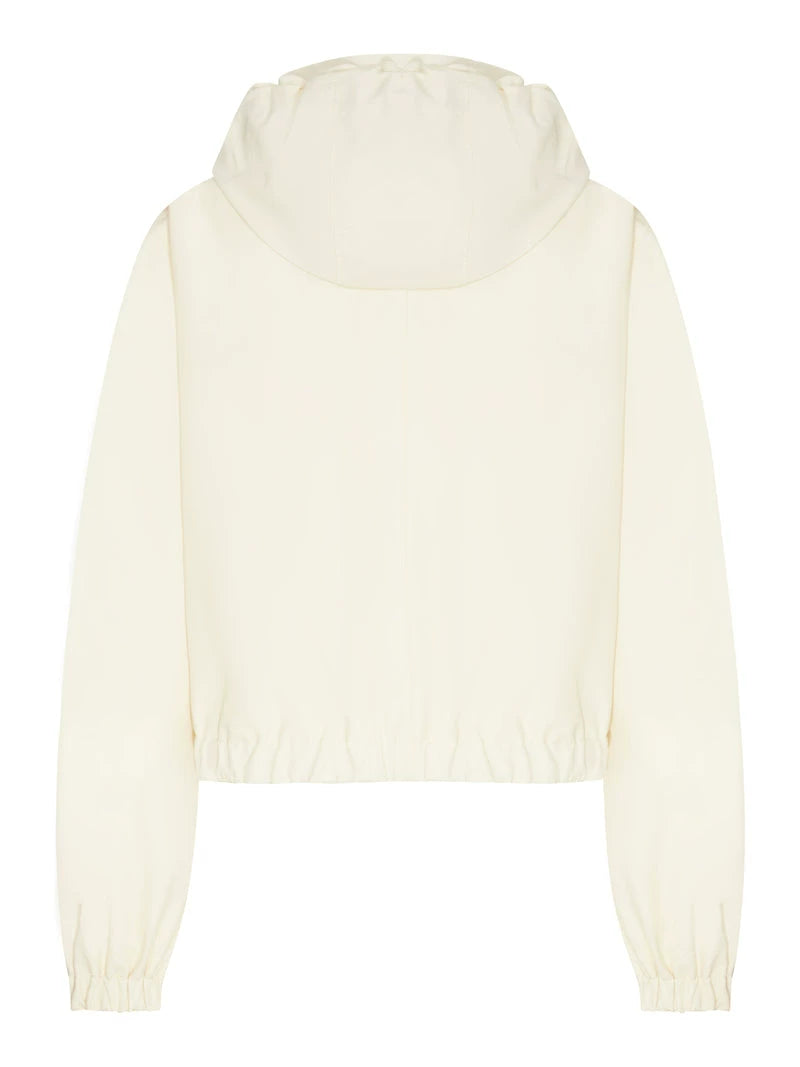Celine Women's Logo Coat in White