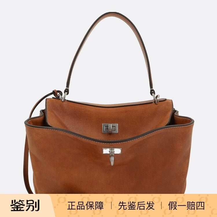 Balenciaga Women's Rodeo S Small Shoulder Bag in Brown