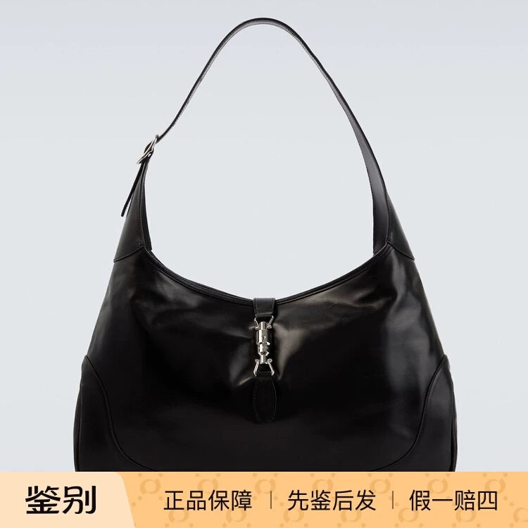 Gucci Men's Jackie Large Bag in Black