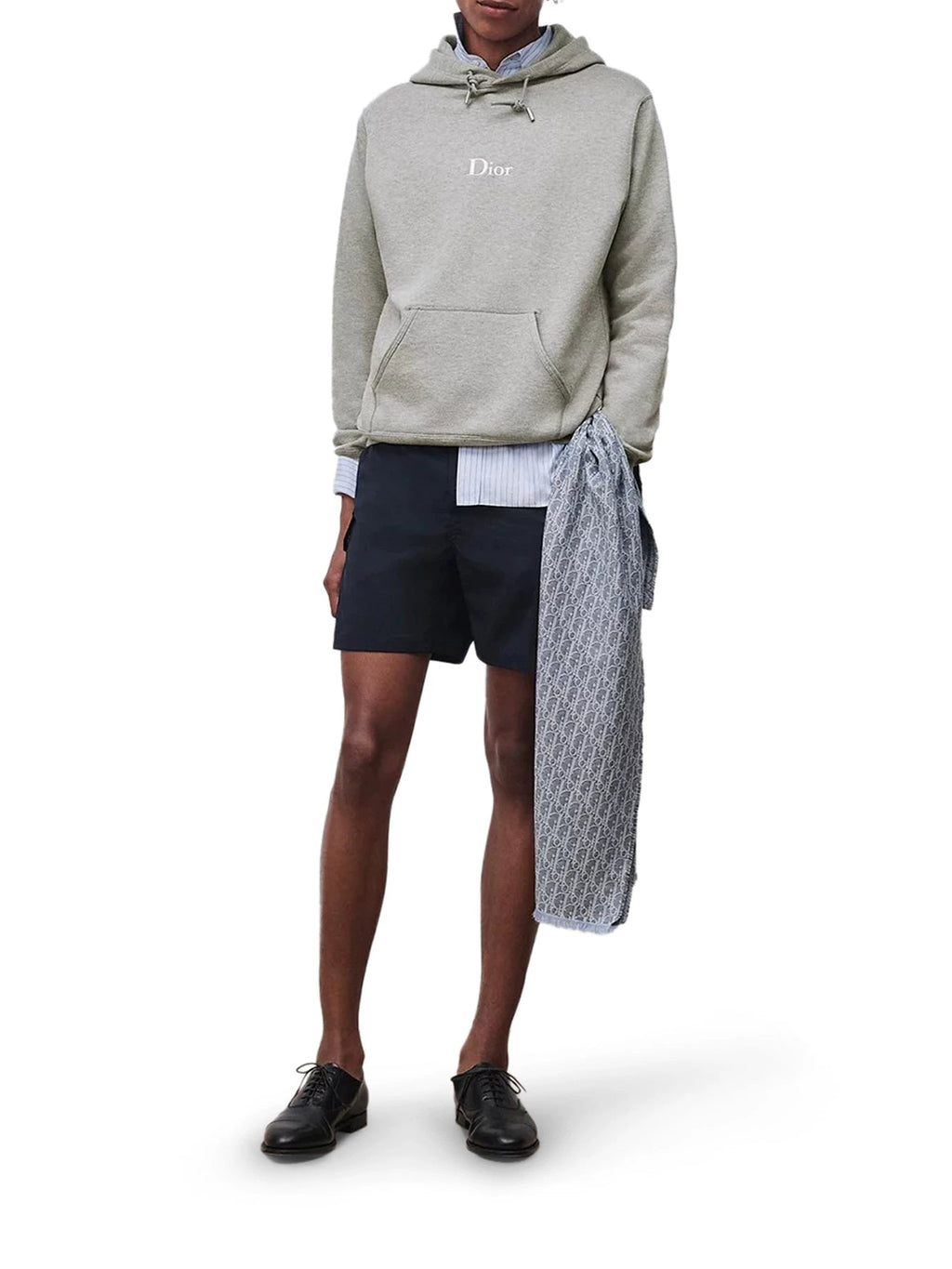 Dior Men's Hoodie in Grey