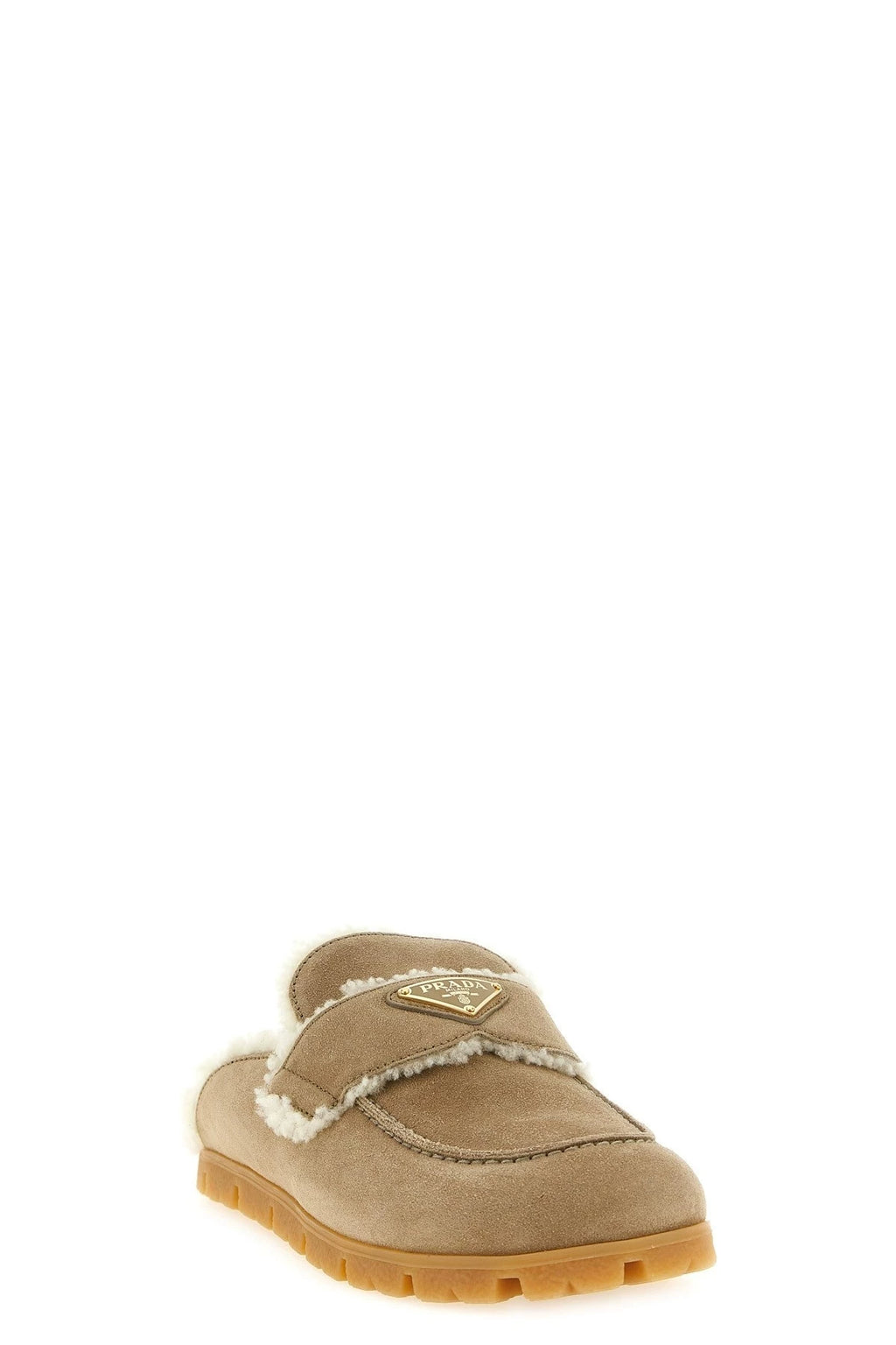 Prada Women's Slippers in Beige