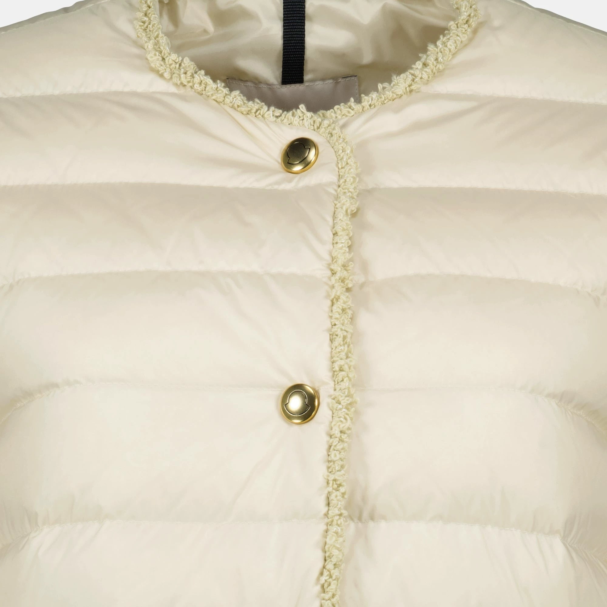 Moncler Women's Fleurs Down Jacket in White