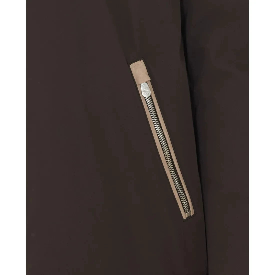 Brunello Cucinelli Men's Down Jacket in Brown