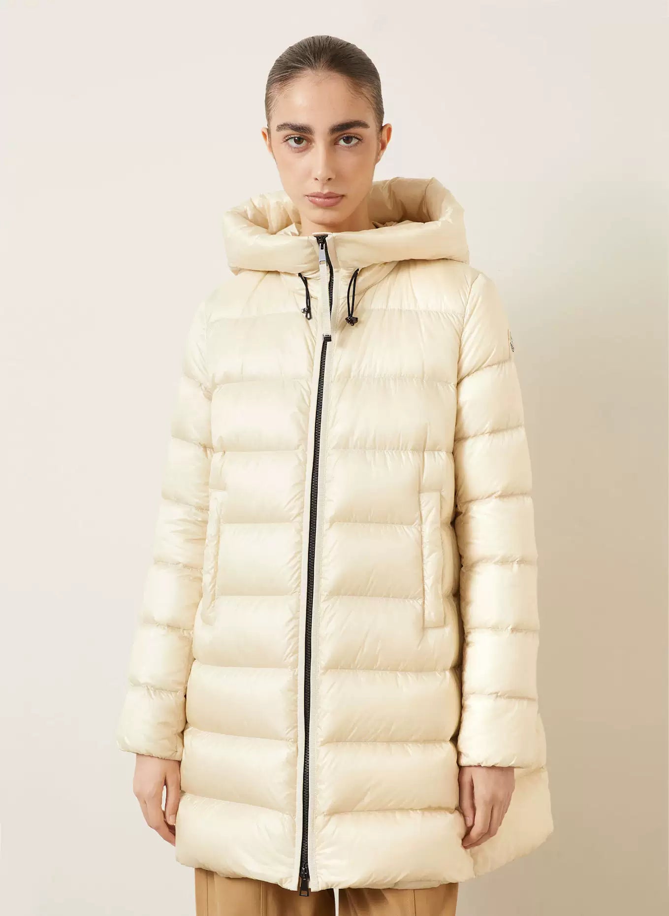 Moncler Women's Suyenne Down Jacket in Beige