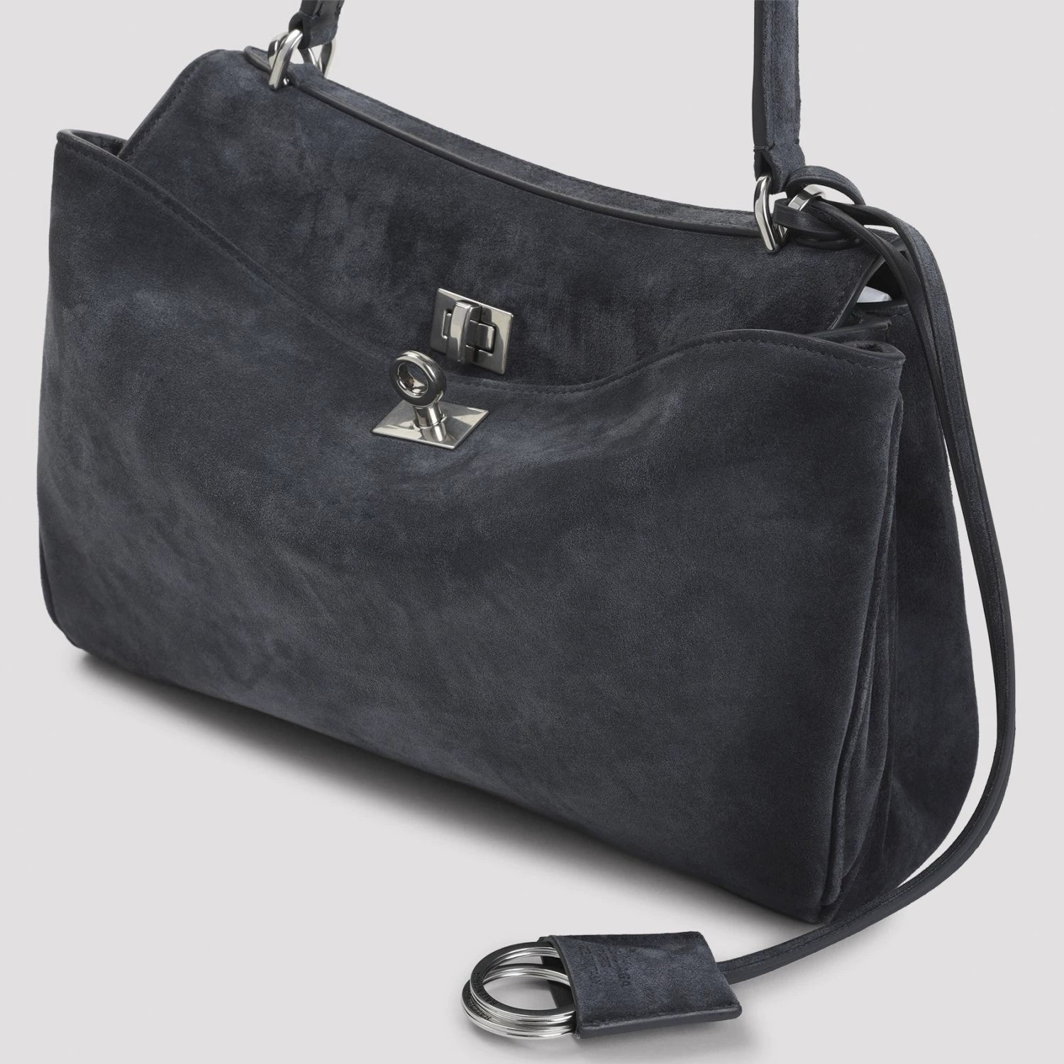 Balenciaga Women's Rodeo Small Crossbody Bag in Grey