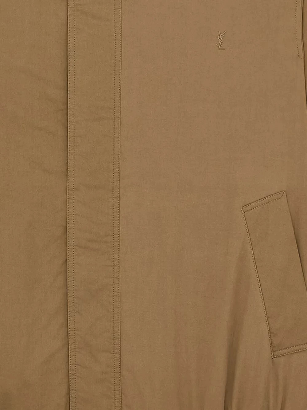 Saint Laurent Men's YSL Jacket in Grey