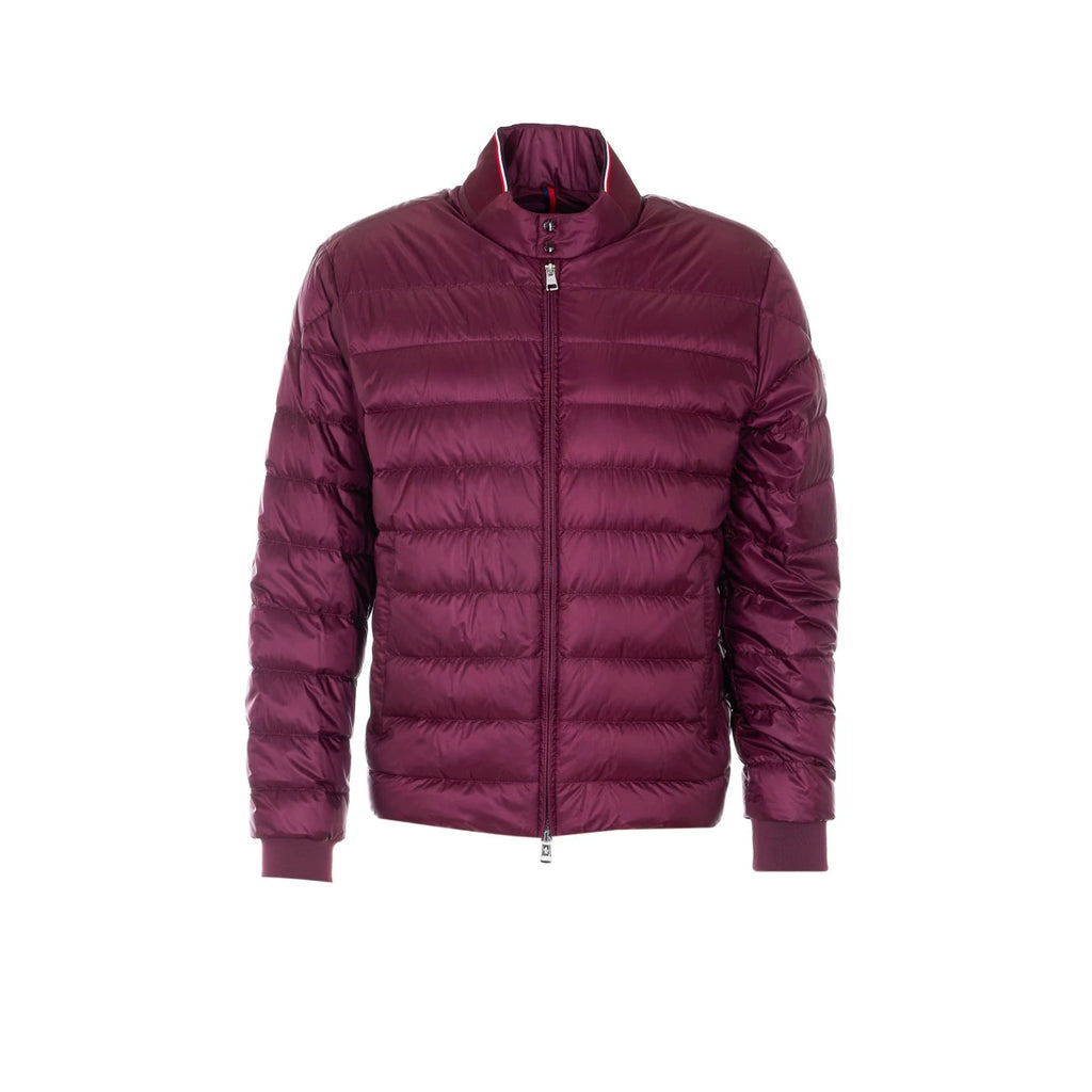 Moncler Men's Rigel Down Jacket in Burgundy