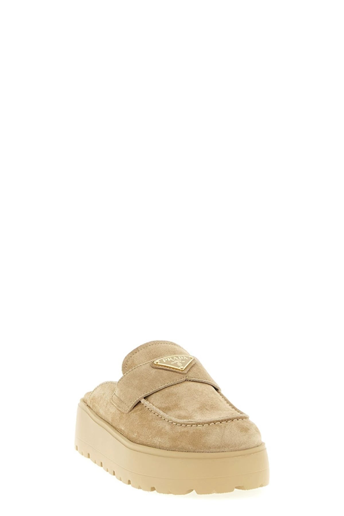 Prada Women's Slippers in Beige