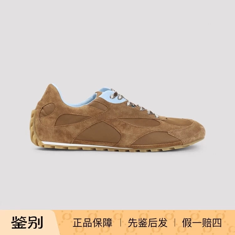 Bottega Veneta Men's Flash Orbit Sneakers in Brown