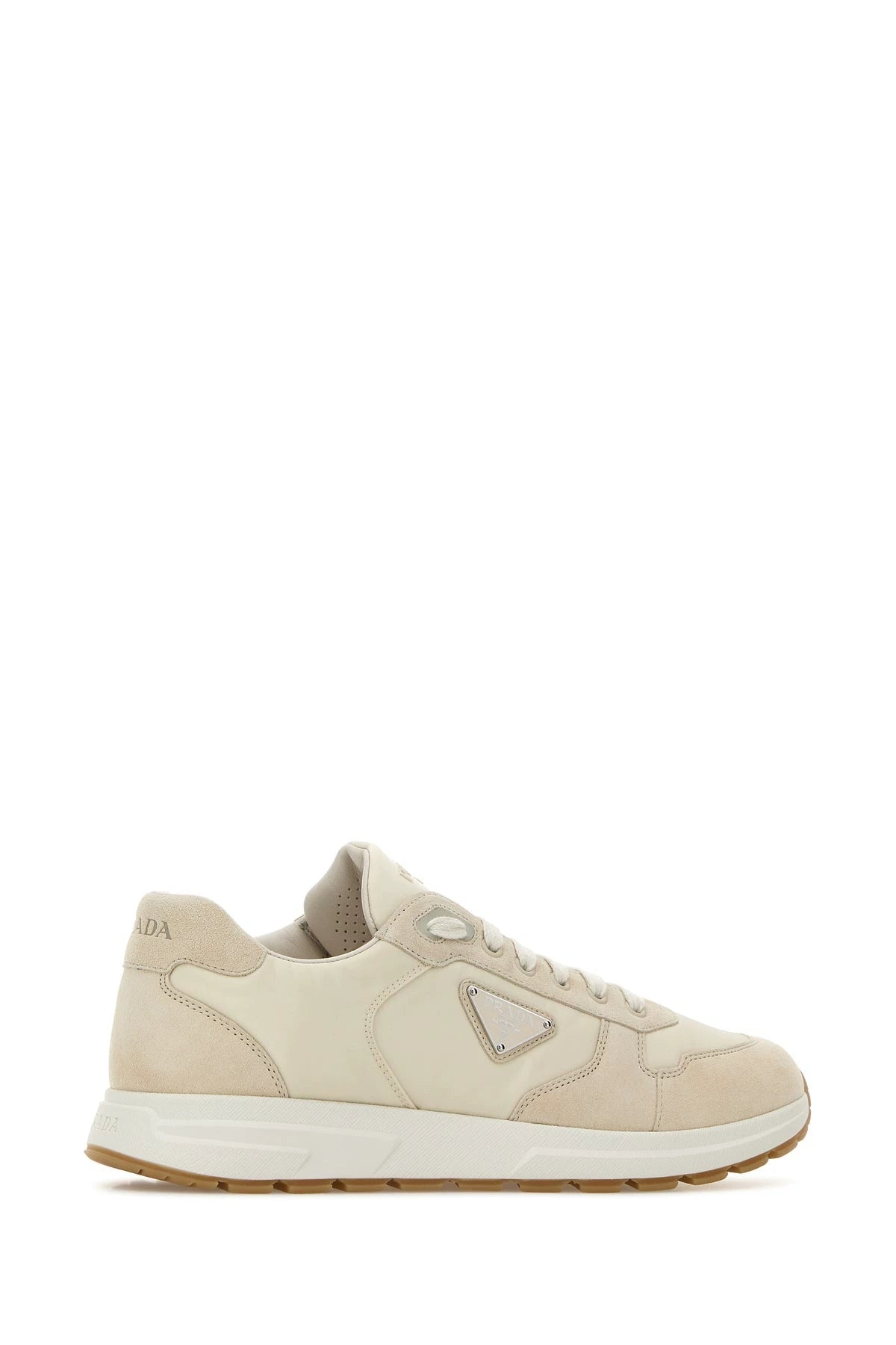 Prada Men's Prax Sneakers in Beige