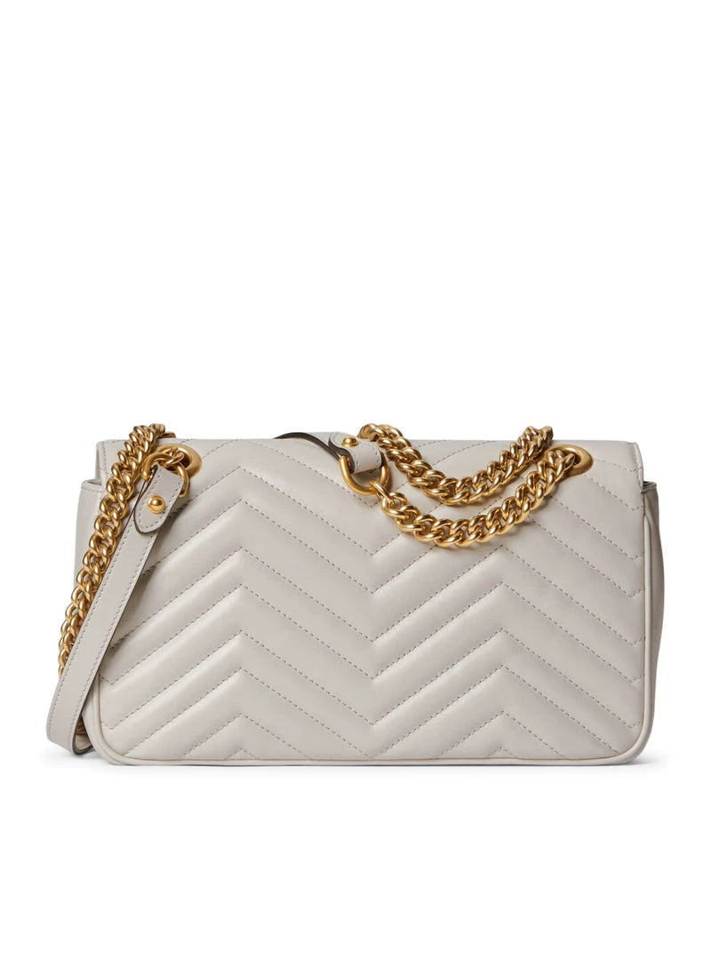 Gucci Women's Gg Marmont Medium Bag in Grey
