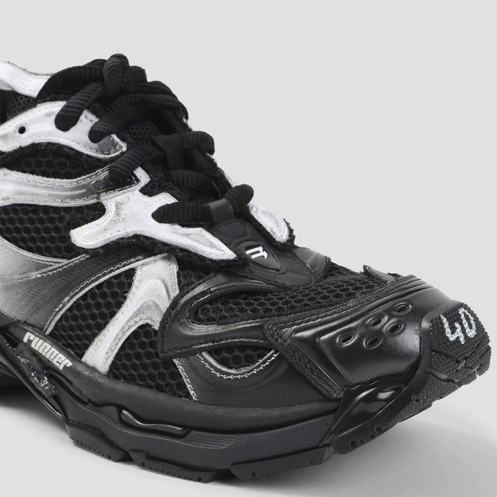 Balenciaga Men's Runner 2 Sneakers in Black