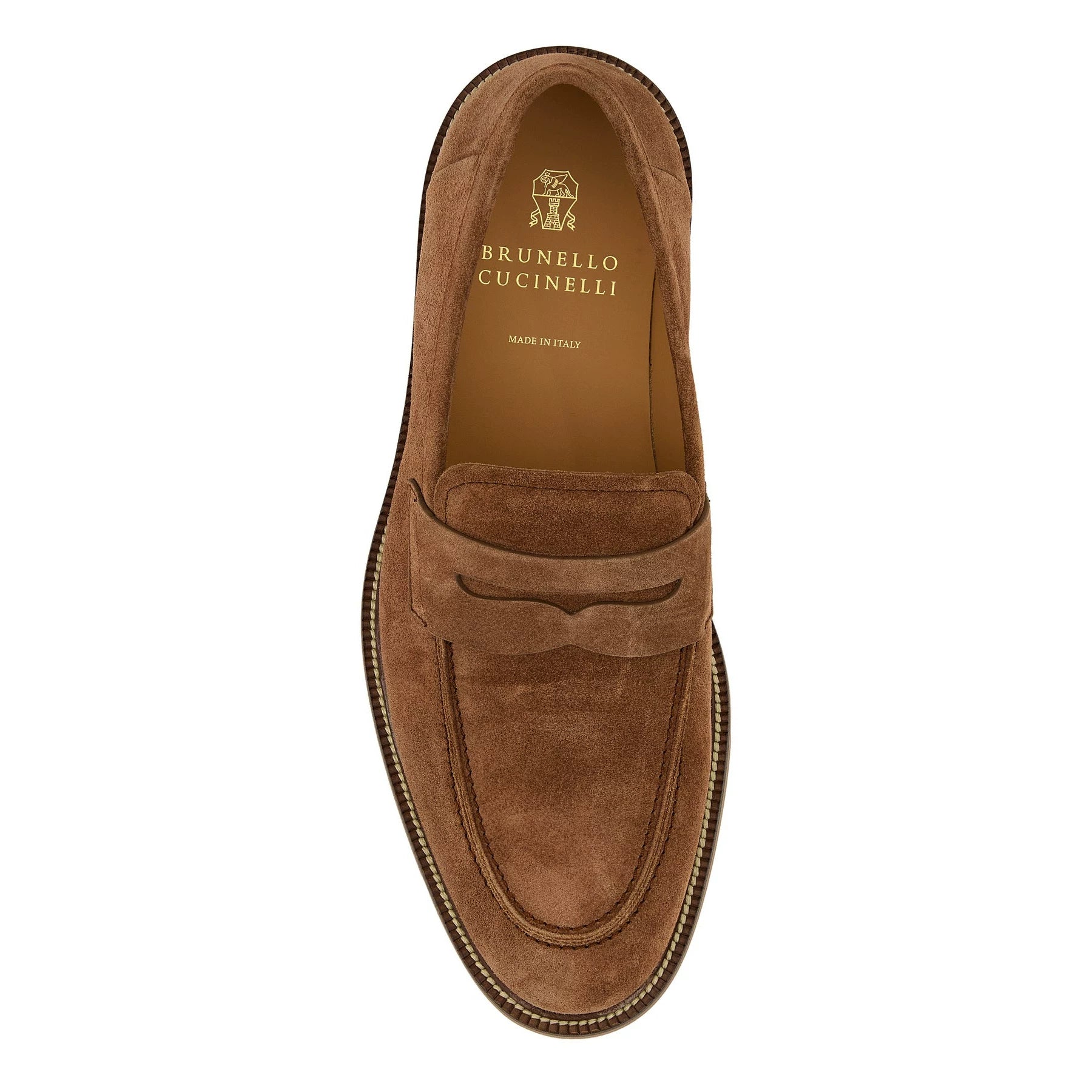 Brunello Cucinelli Men's Loafers in Brown