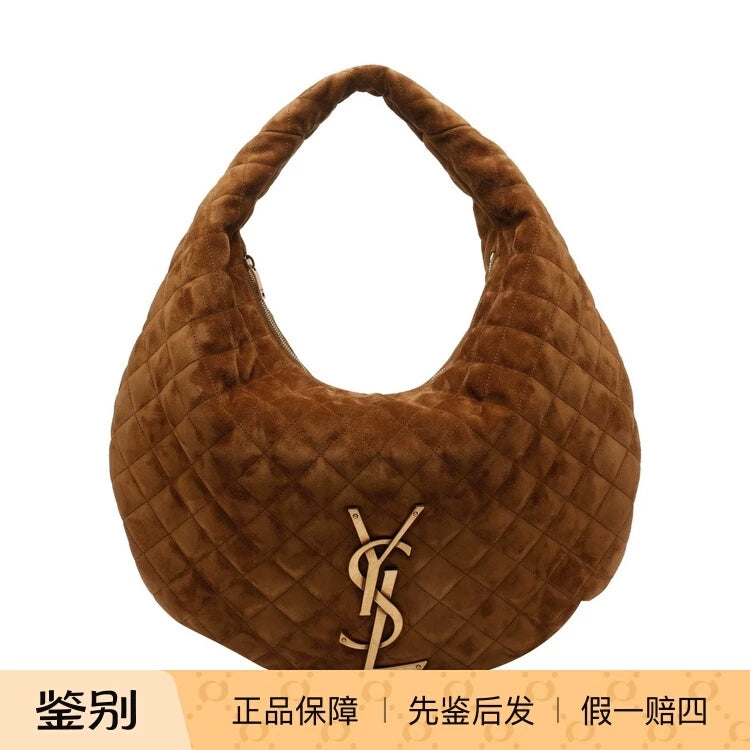 Saint Laurent Women's YSL Icare Bag in Brown