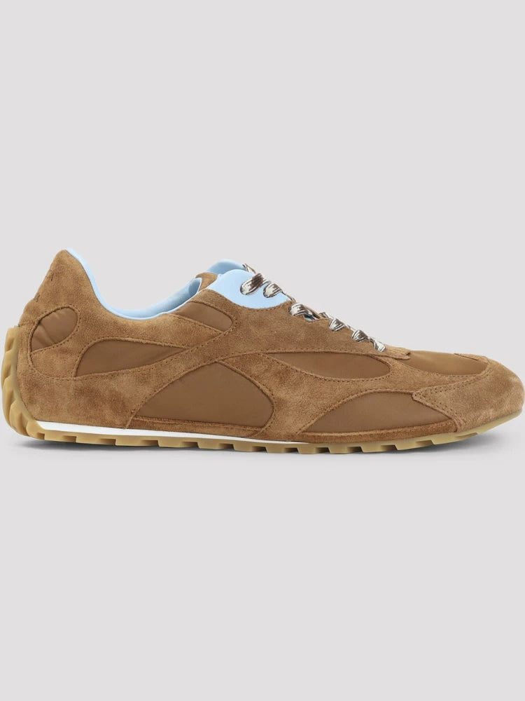 Bottega Veneta Men's Flash Orbit Sneakers in Brown