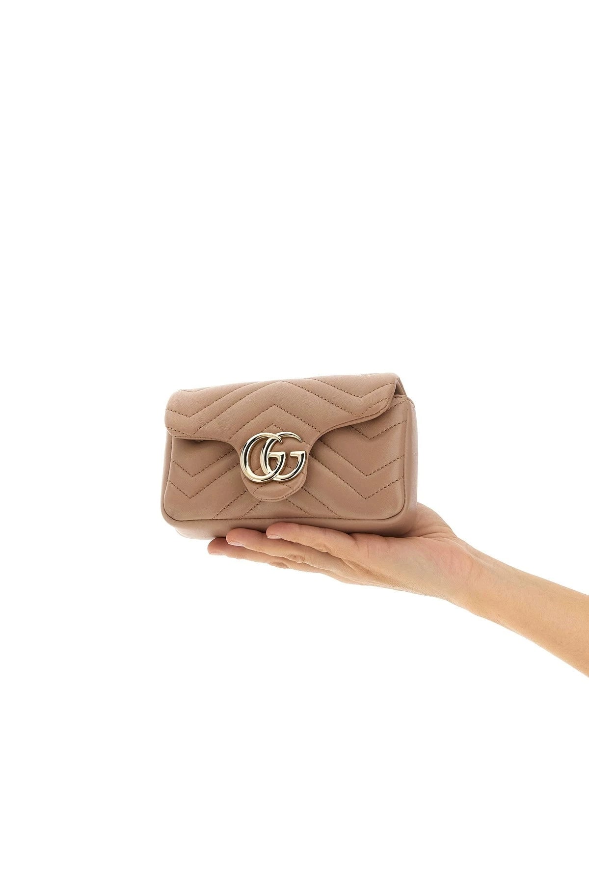 Gucci Women's Gg Marmont Mini Bag in Pink