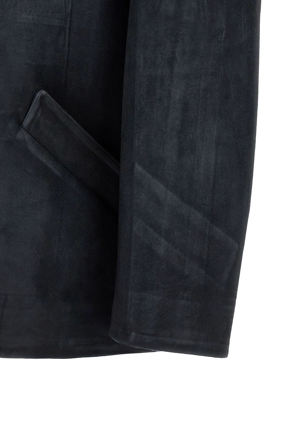 Prada Men's Leather Jacket in Blue