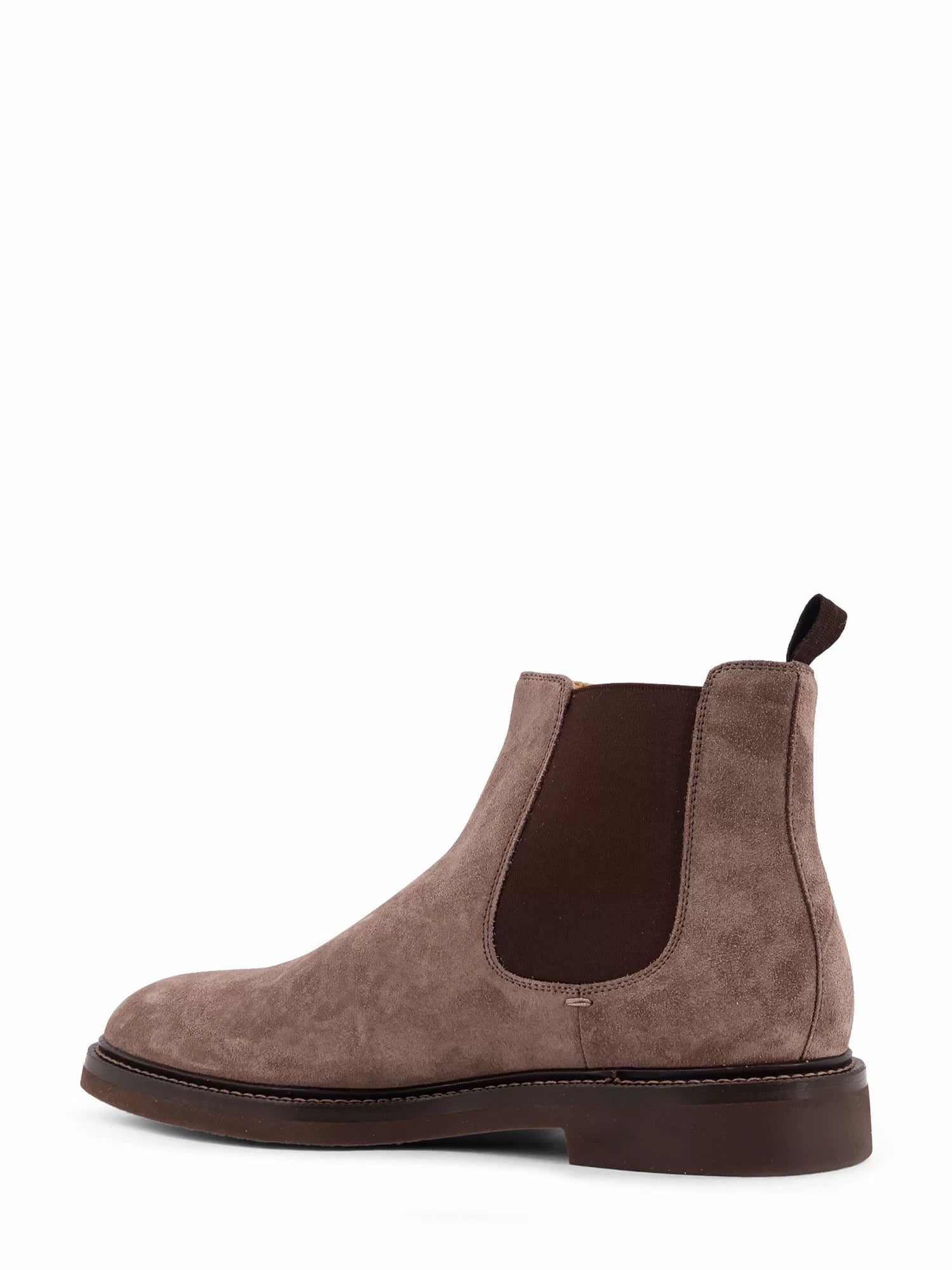 Brunello Cucinelli Men's Chelsea Boots in Grey