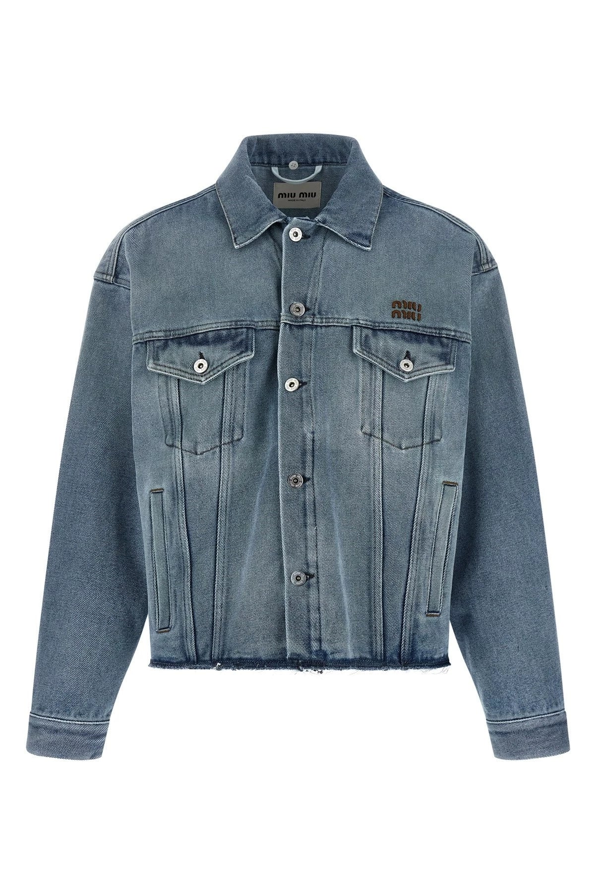 Miu Miu Women's Jacket in Blue