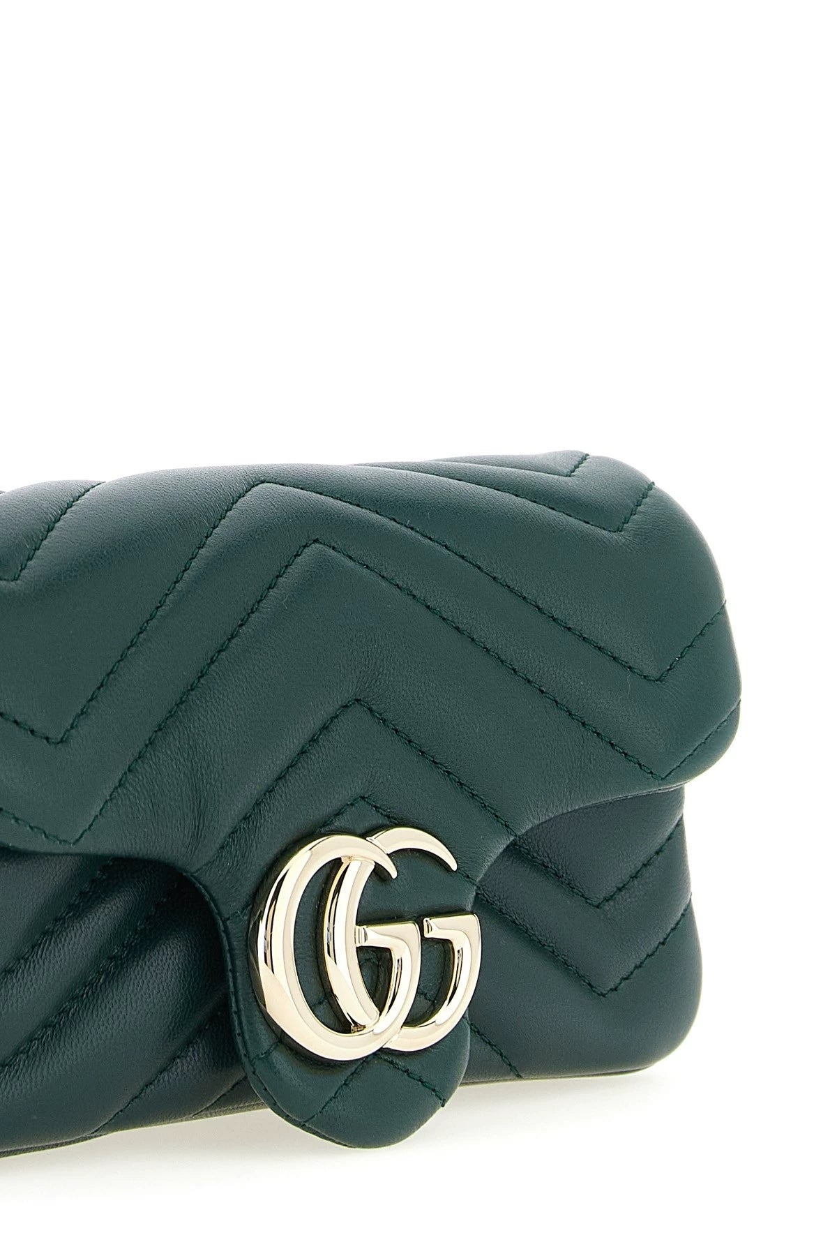 Gucci Women's Gg Marmont Mini Bag in Green