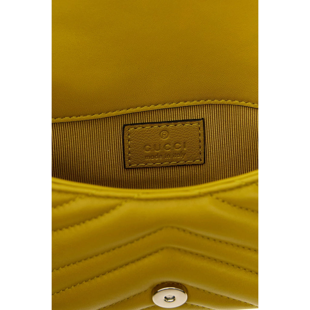 Gucci Women's Gg Marmont Mini Bag in Yellow