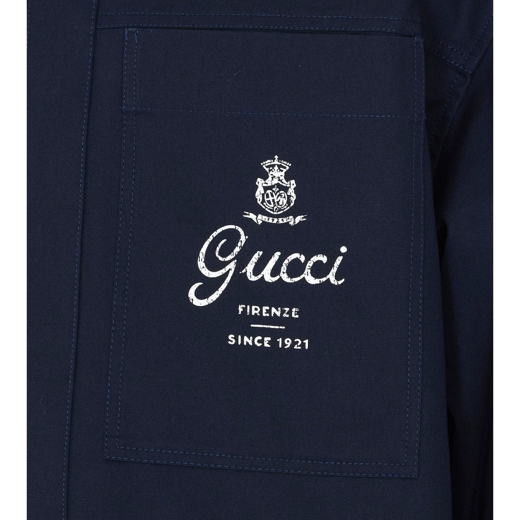 Gucci Men's Fireze Jacket in Blue