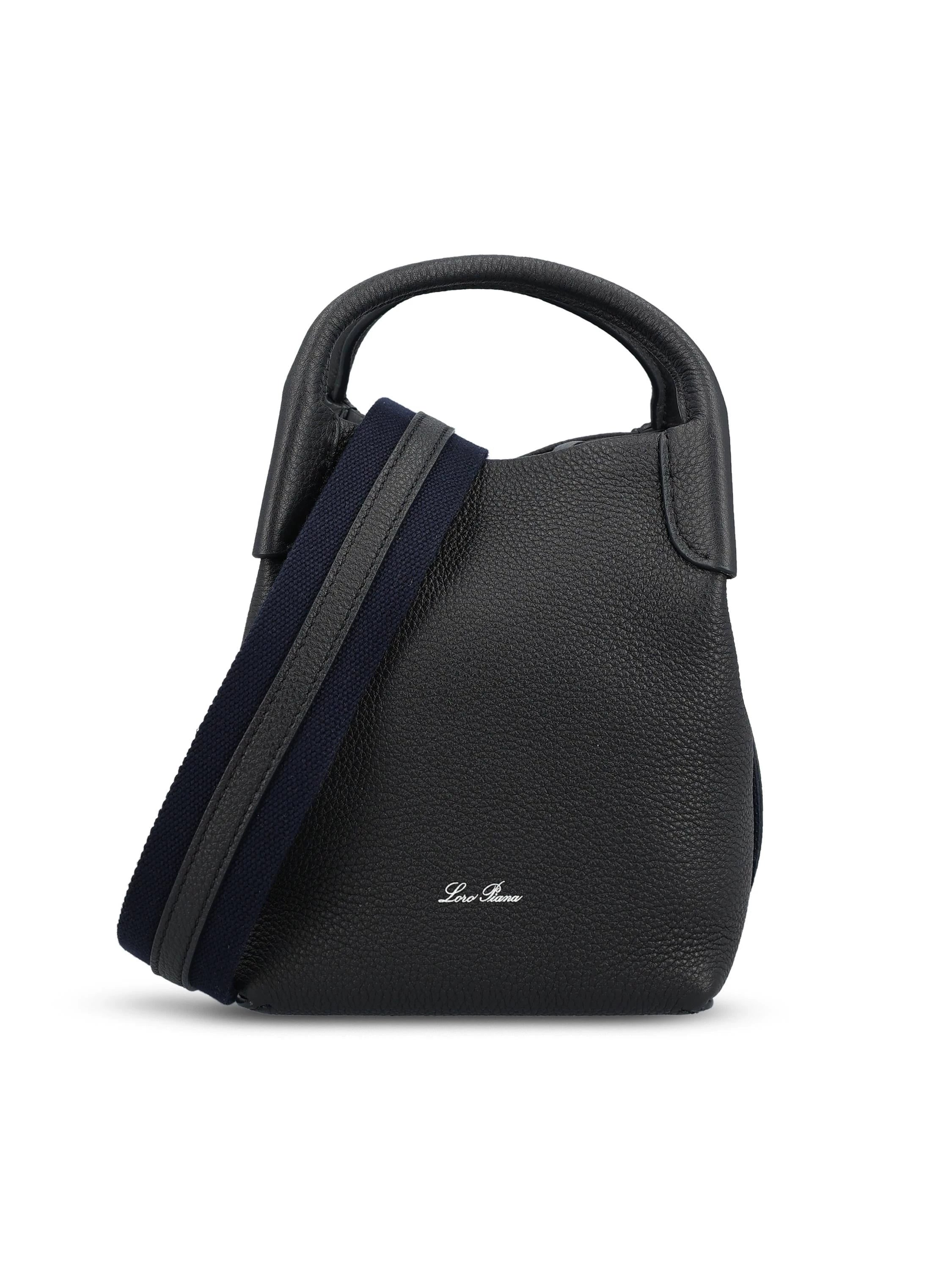 Loro Piana Women's Bale Mini Shoulder Bag in Blue
