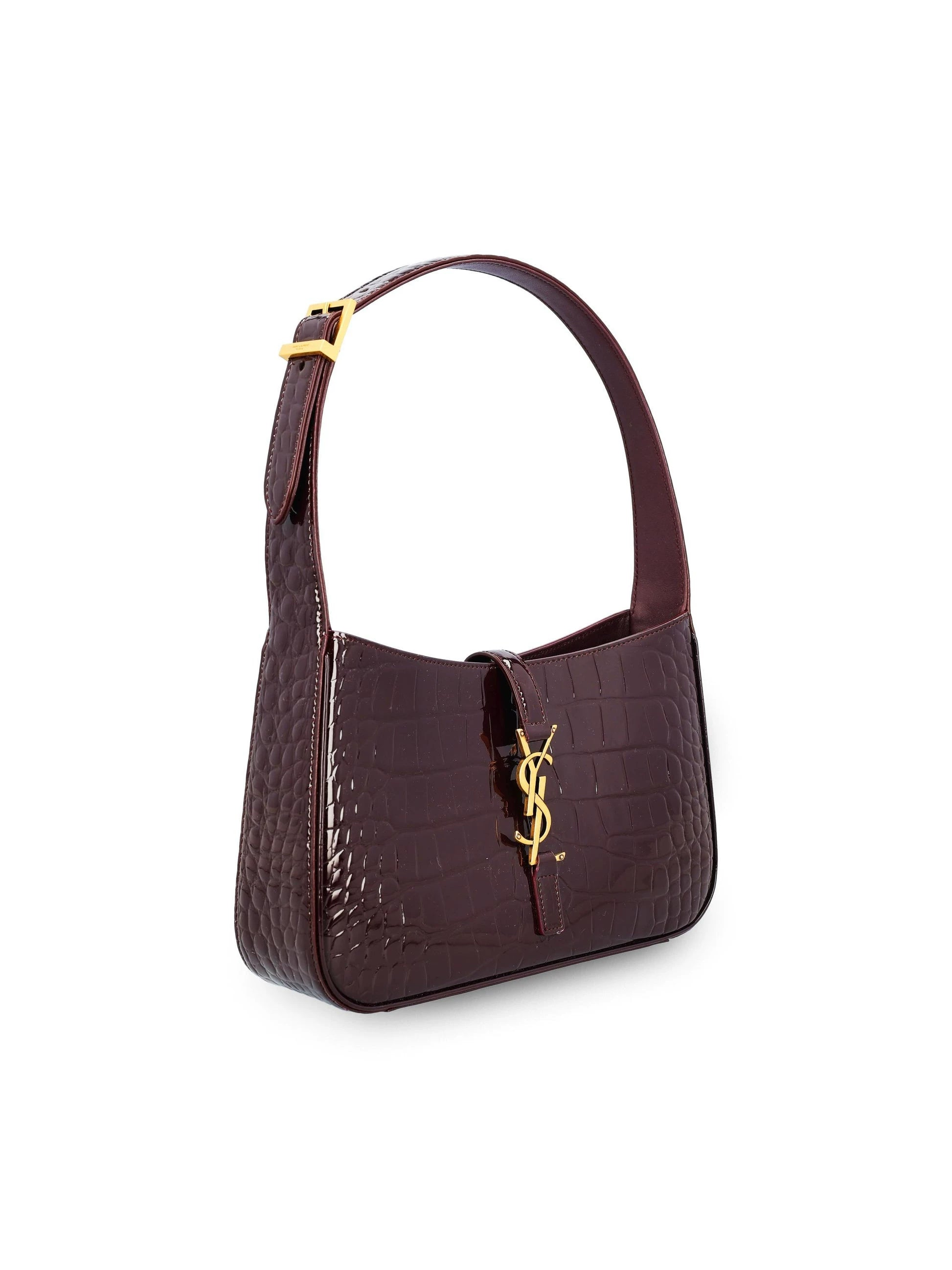 Saint Laurent Women's YSL Le 5a7 Mini Bag in Purple